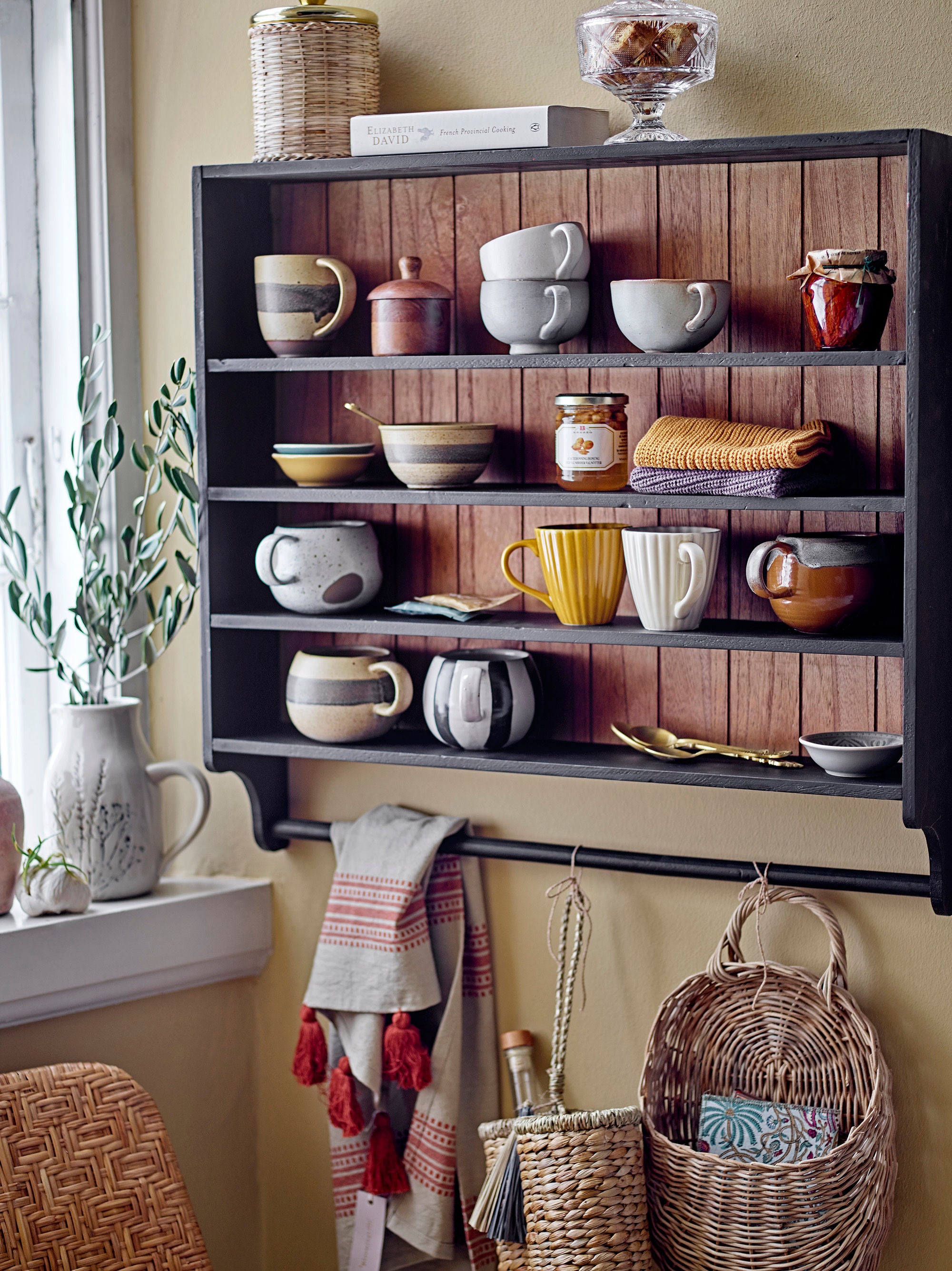 Bloomingville Loup Plank, negro, picea