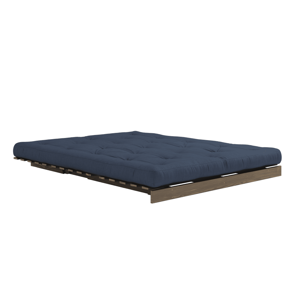 Karup Design ROOTS CAROB BROWN 160X200 W. COLCHÓN SUECIA NAVY
