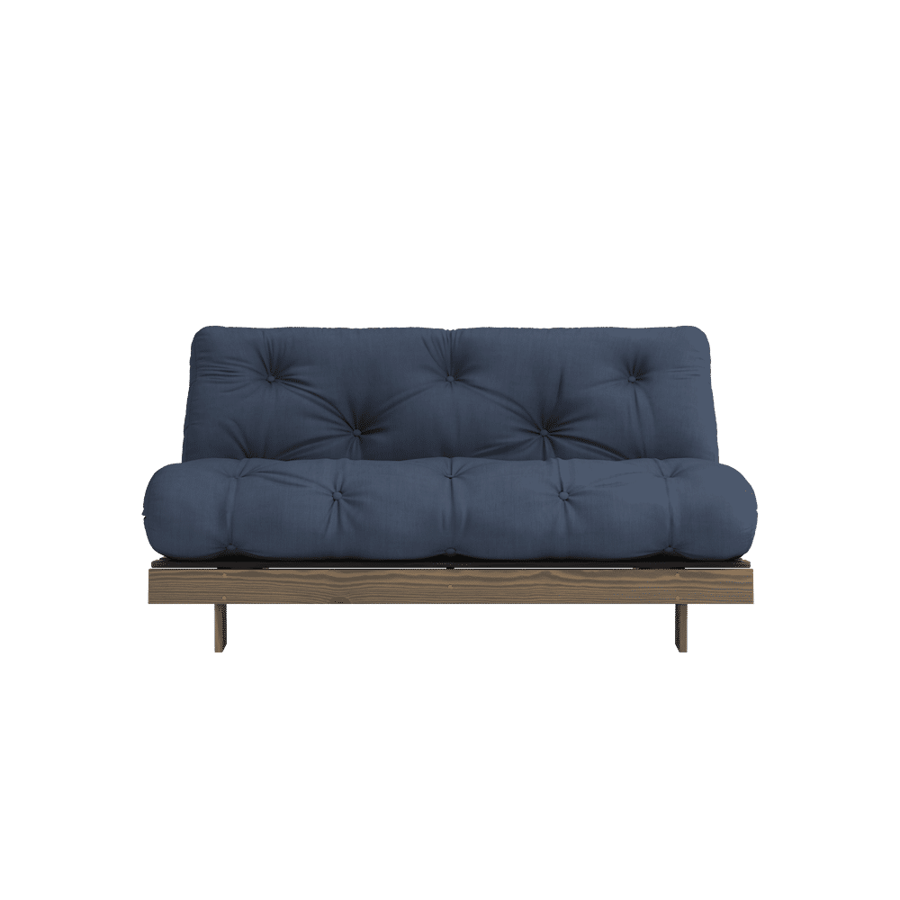 Karup Design ROOTS CAROB BROWN 160X200 W. COLCHÓN SUECIA NAVY