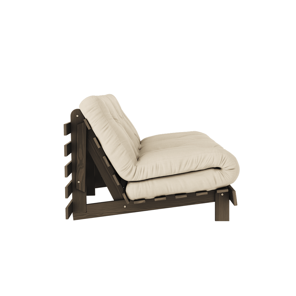 Karup Design ROOTS CAROB BROWN 160X200 W. COLCHÓN SUECIA BEIGE