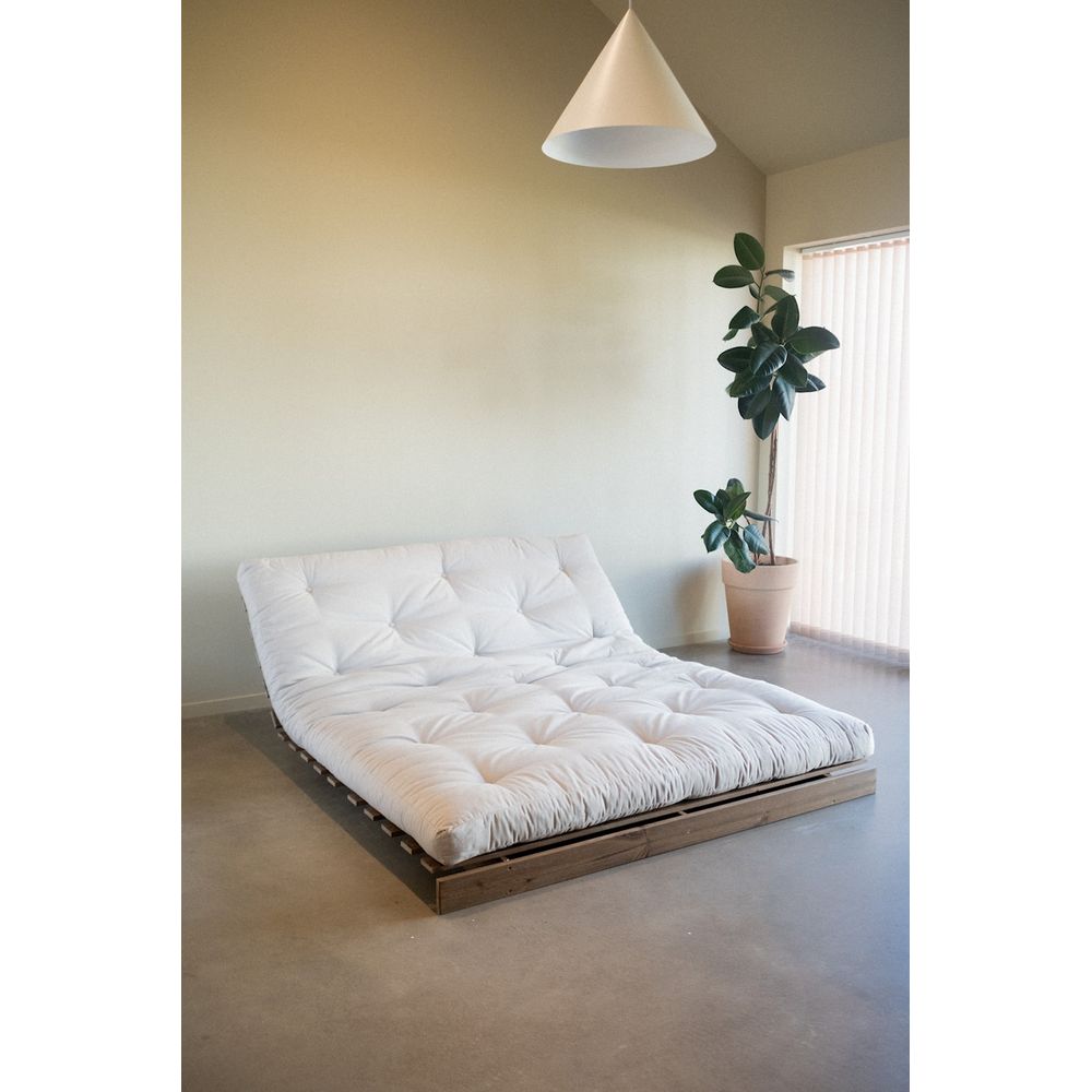 Karup Design ROOTS CAROB BROWN 160X200 W. COLCHÓN SUECIA BEIGE