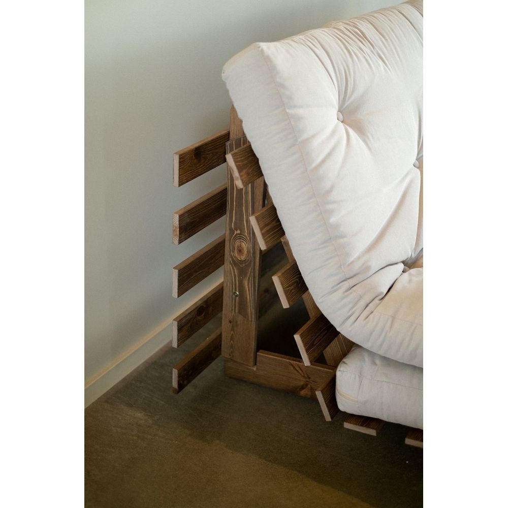 Karup Design ROOTS CAROB BROWN 160X200 W. COLCHÓN SUECIA BEIGE