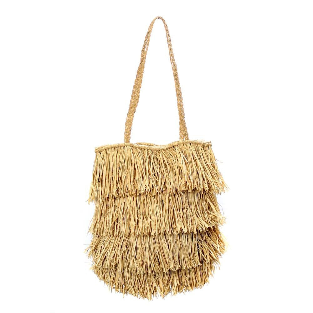 Bazar Bizarre Die Raffia Bahamas Tas-Natürlich