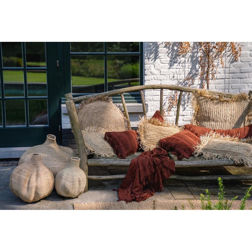 Bazar Bizarre Das Oh My Gee Kissen bezug-Burgunder Velvet-30x100