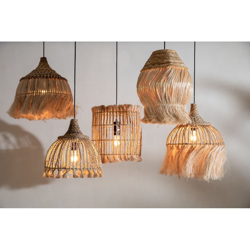 Bazar Bizarre The Abaca Brush Pendant-Natural-S