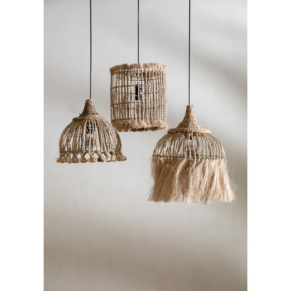 Bazar Bizarre The Abaca Brush Pendant-Natural-S