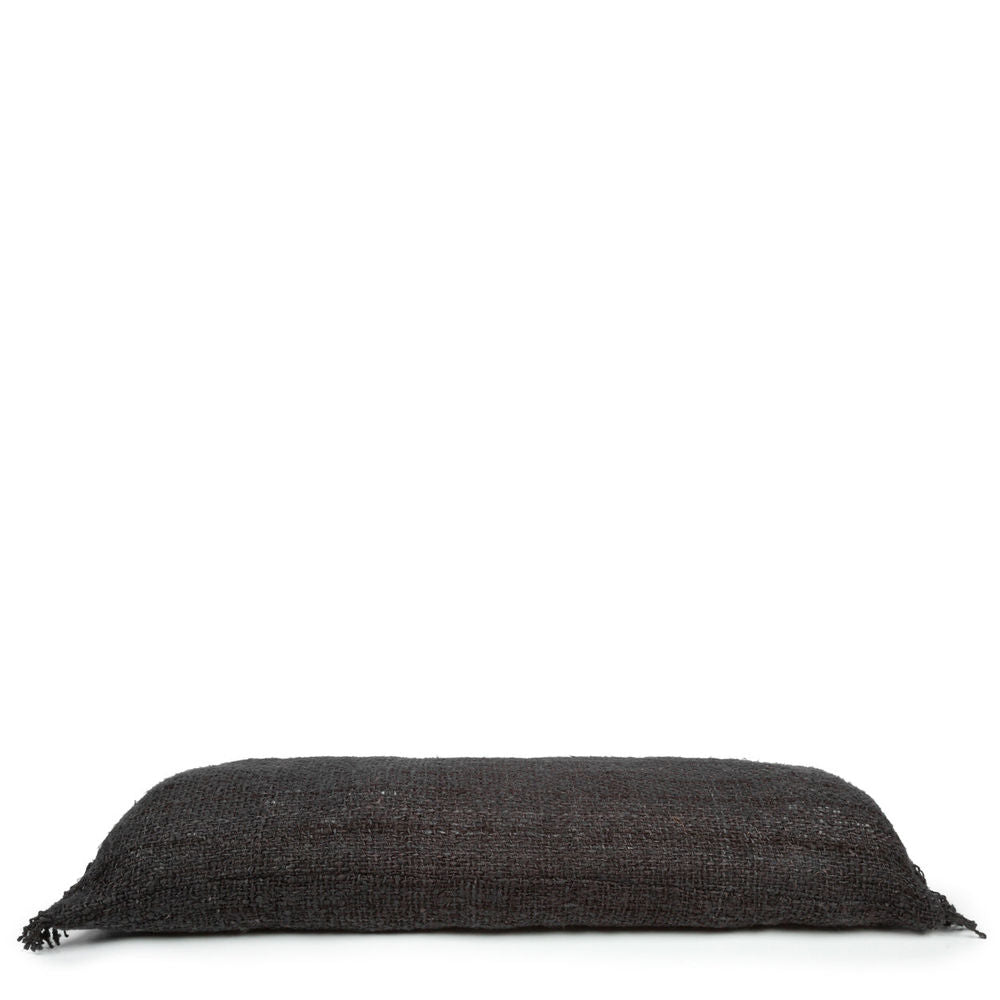 Bazar Bizar De Oh Mijn Gee Kussenhoes - Zwart Navy - 35x100