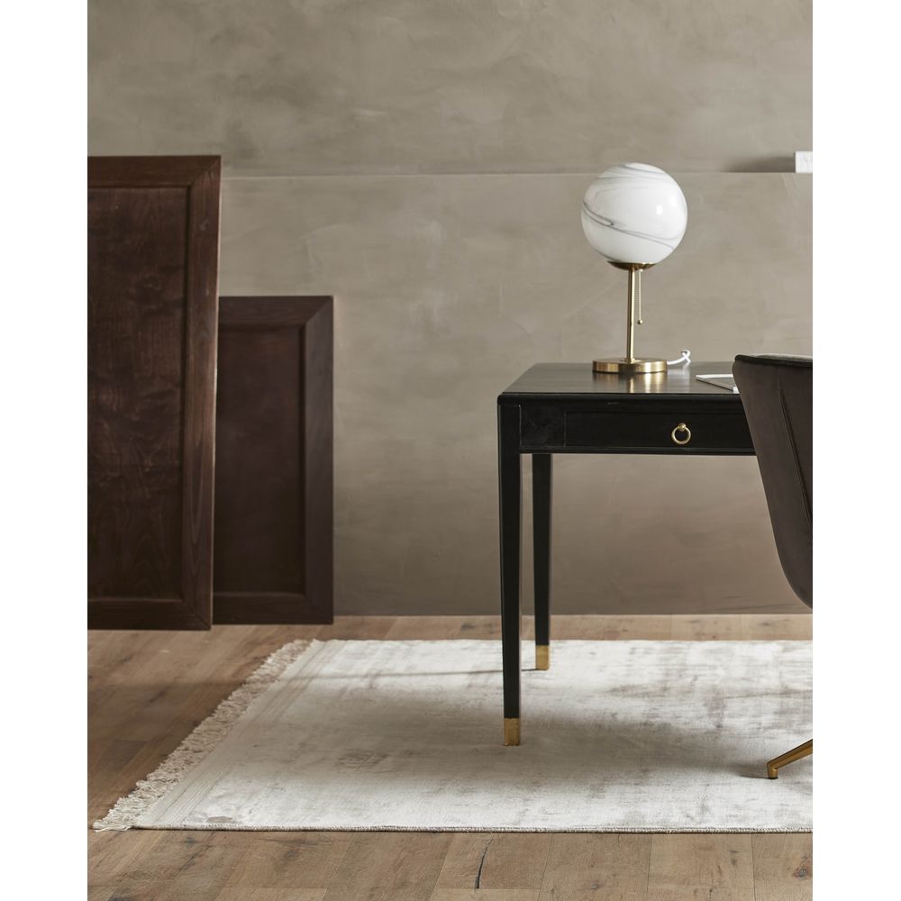 Alfombra Nordal A/S FILUCA beige brillante con flecos