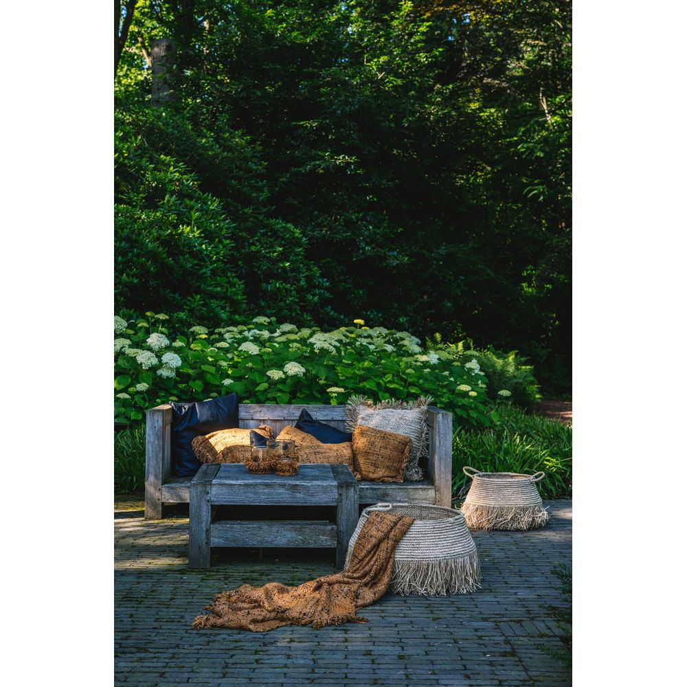 Bazar Bizar De Raffia Deluxe Manden - Natuurlijk - Set van 2