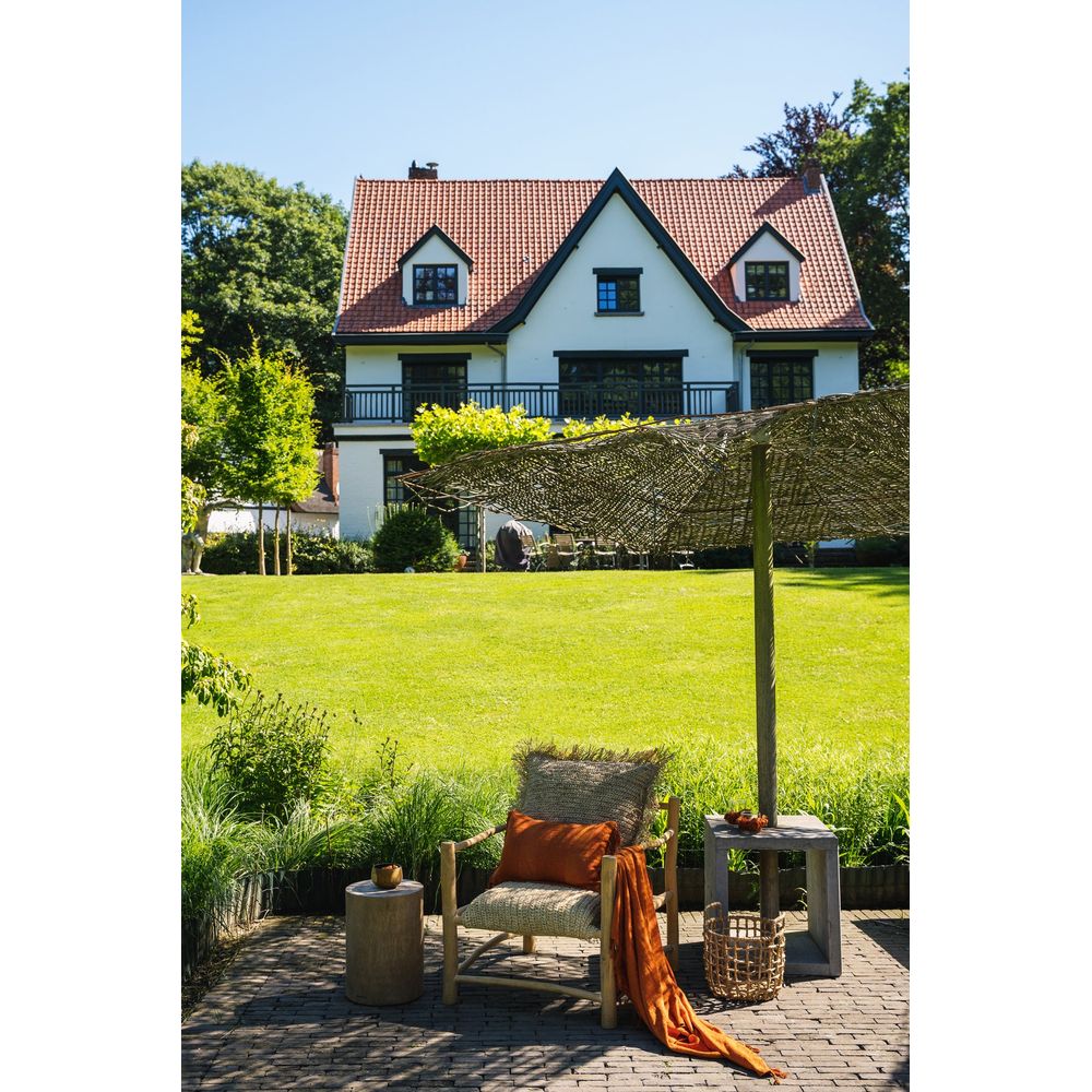 Bazar Bizar De Raffia Deluxe Manden - Natuurlijk - Set van 2