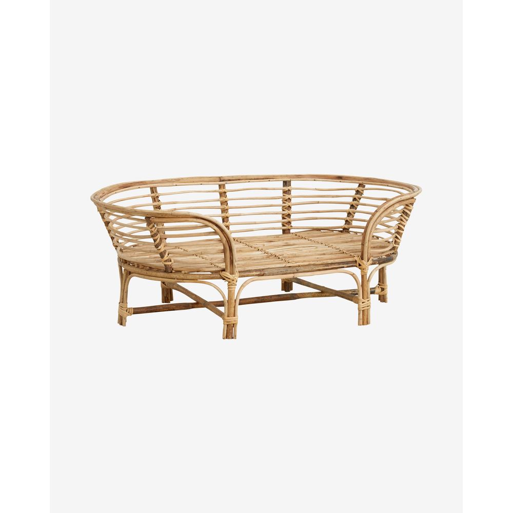 Nordal A/S IRIRI Cama para perros, Rattan/wven, natural