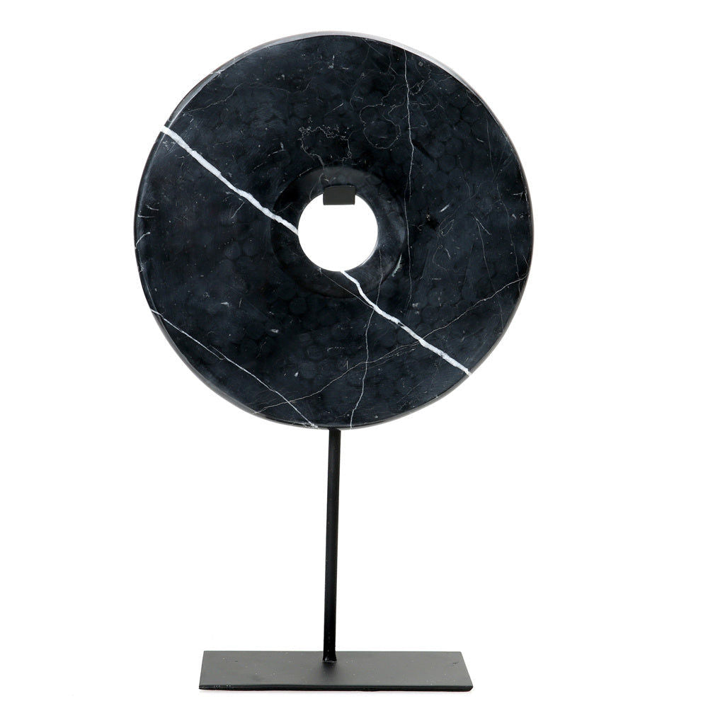 Bazar Bizarre El disco de mármol en la base-Negro-L