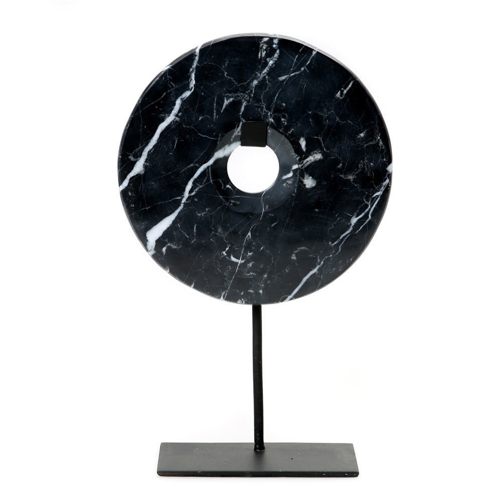 Bazar Bizarre El disco de mármol en la base-Negro-L