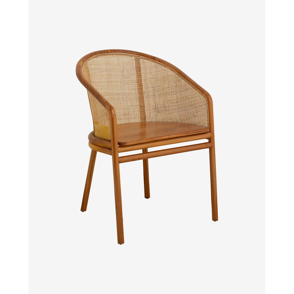 Silla de comedor Nordal A/S MOSSO, marrón claro