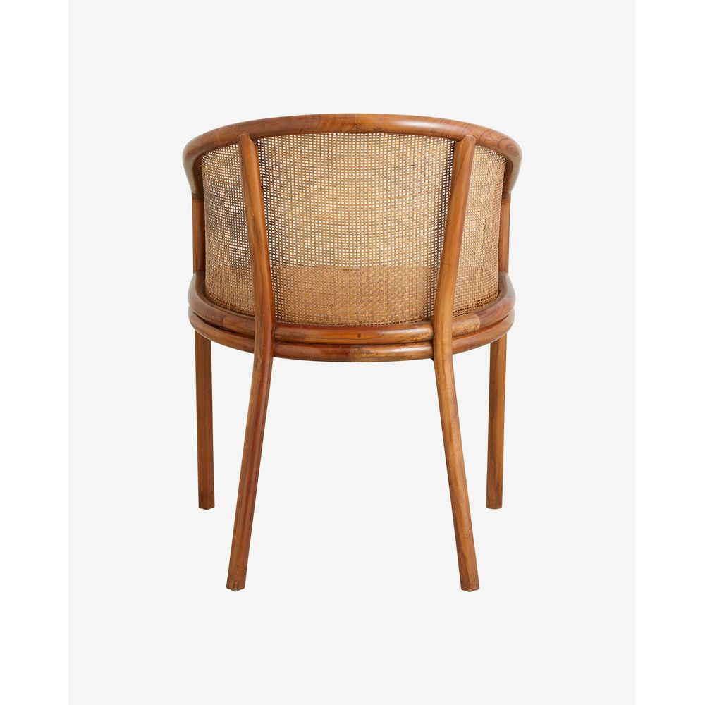 Silla de comedor Nordal A/S MOSSO, marrón claro