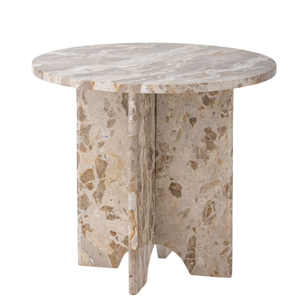 Blooming ville Jasmia Beistell tisch, Braun, Marmor