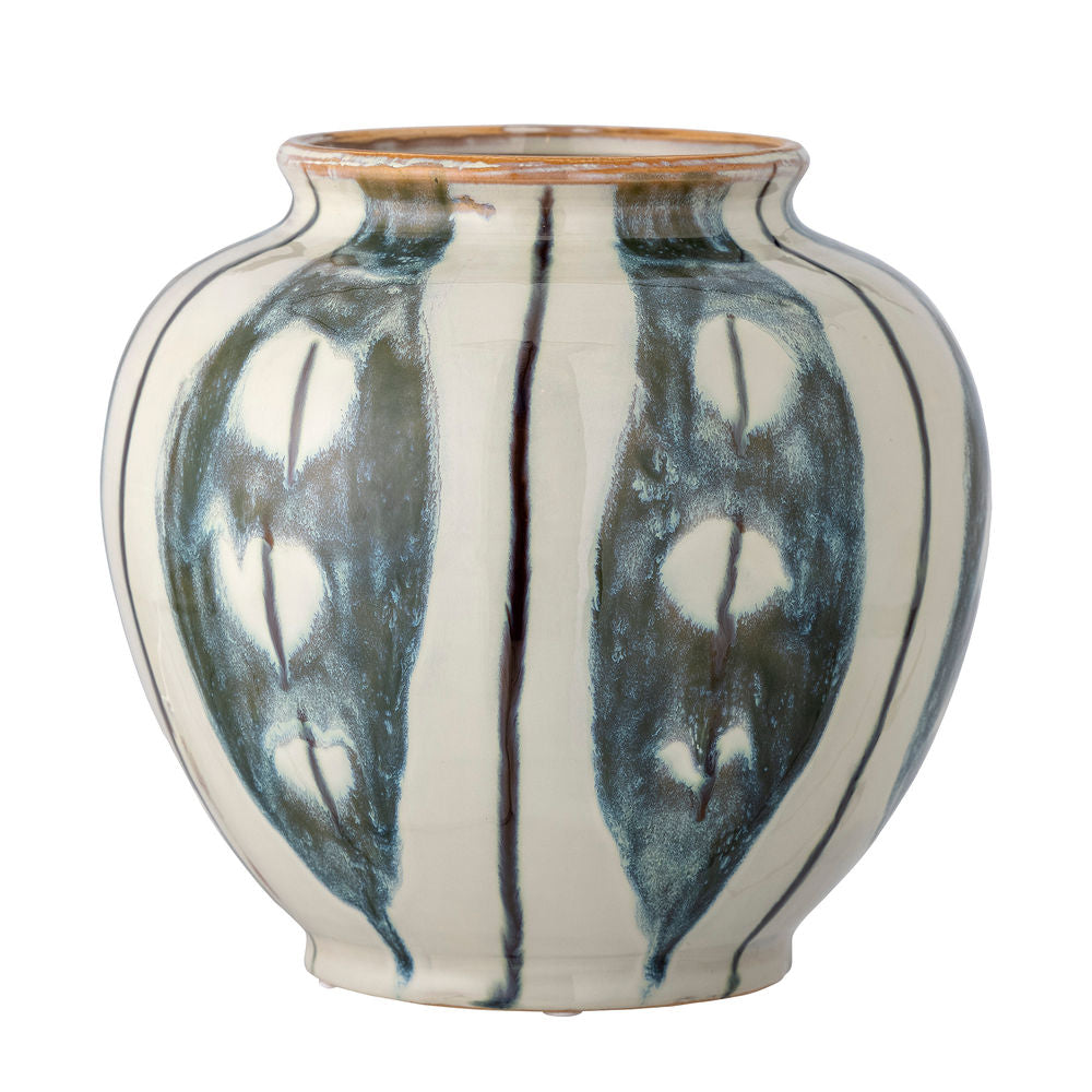 Bloomingville Vase Samiye, Vert, Grès
