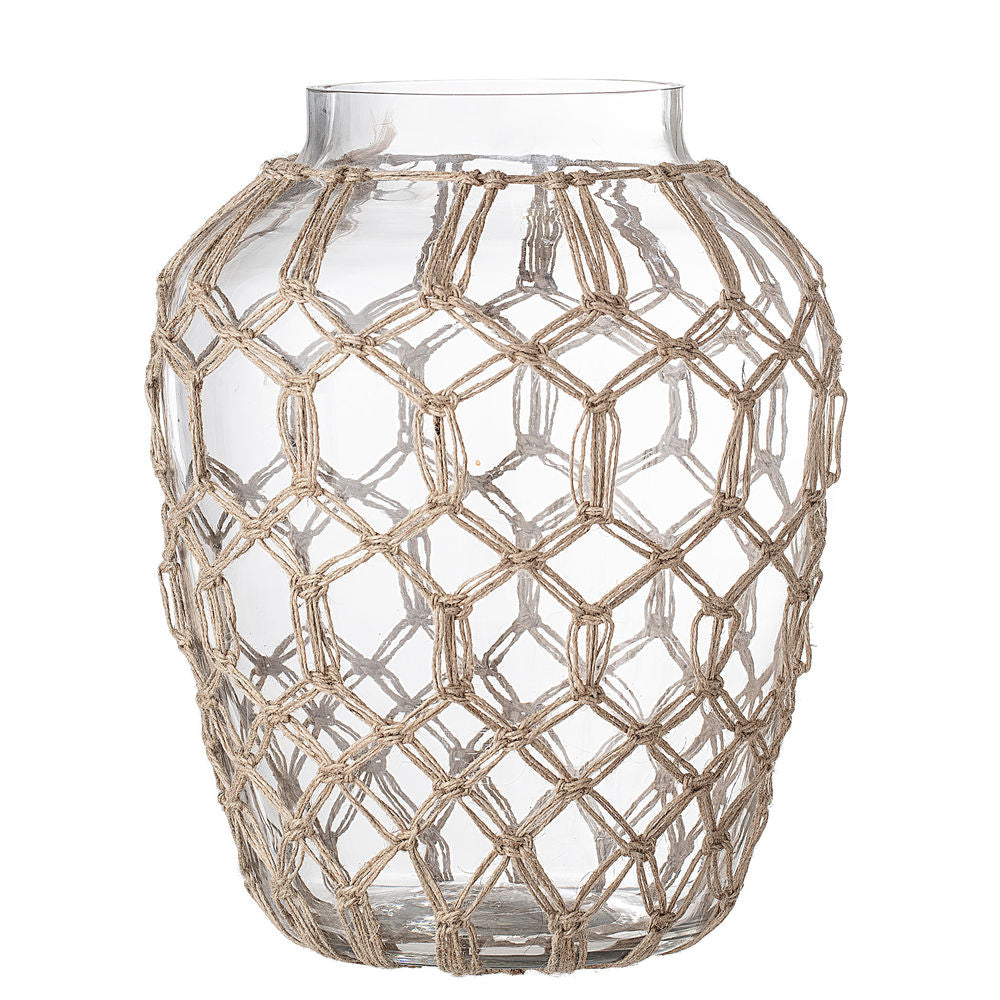 Bloomingville Nichala Vaas, Helder, Glas