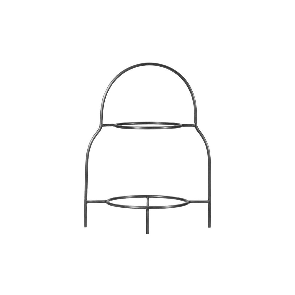 Support pour assiettes House Doctor, HDSana, finition argentée