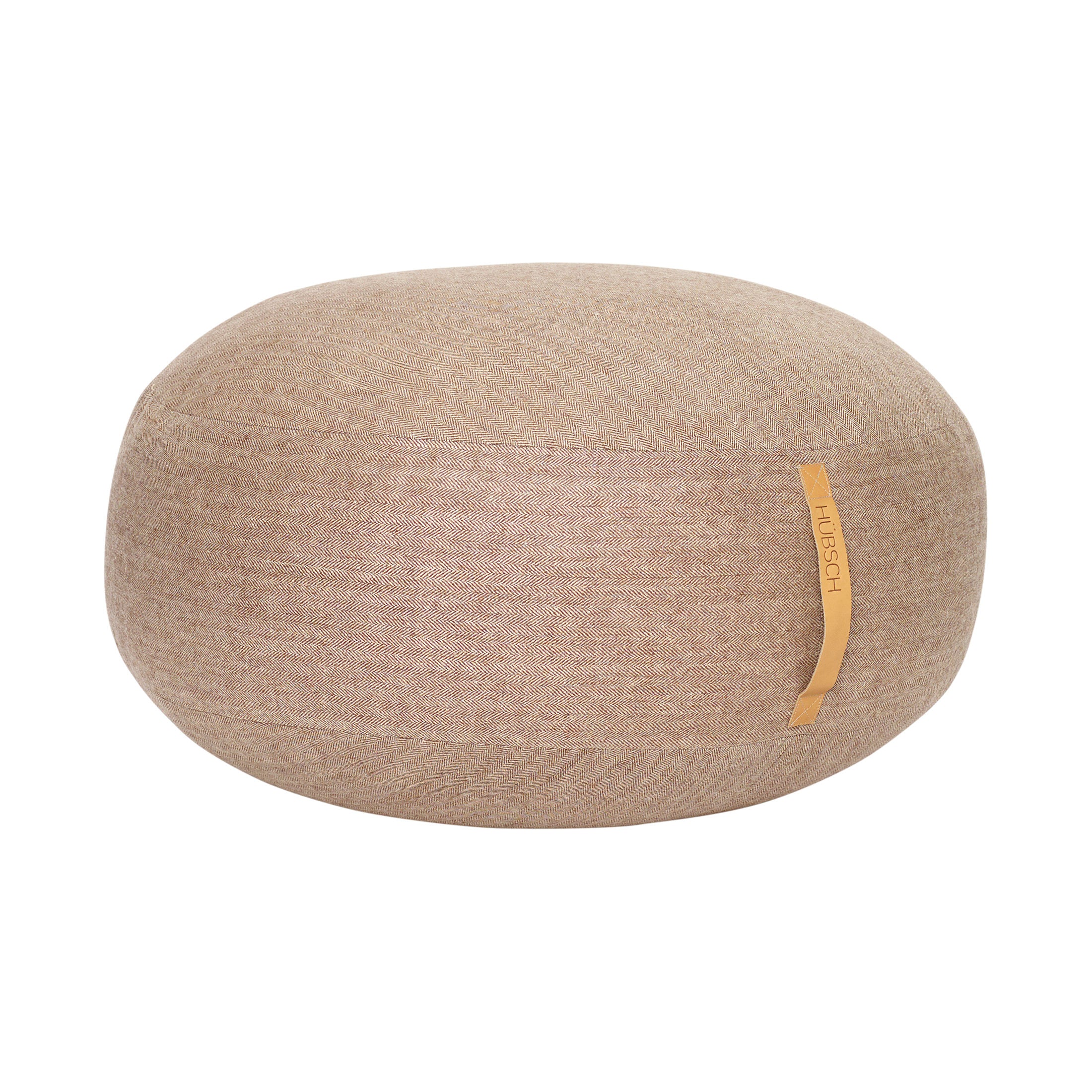 Hübsch Mochi Poef Ø70 Marrón