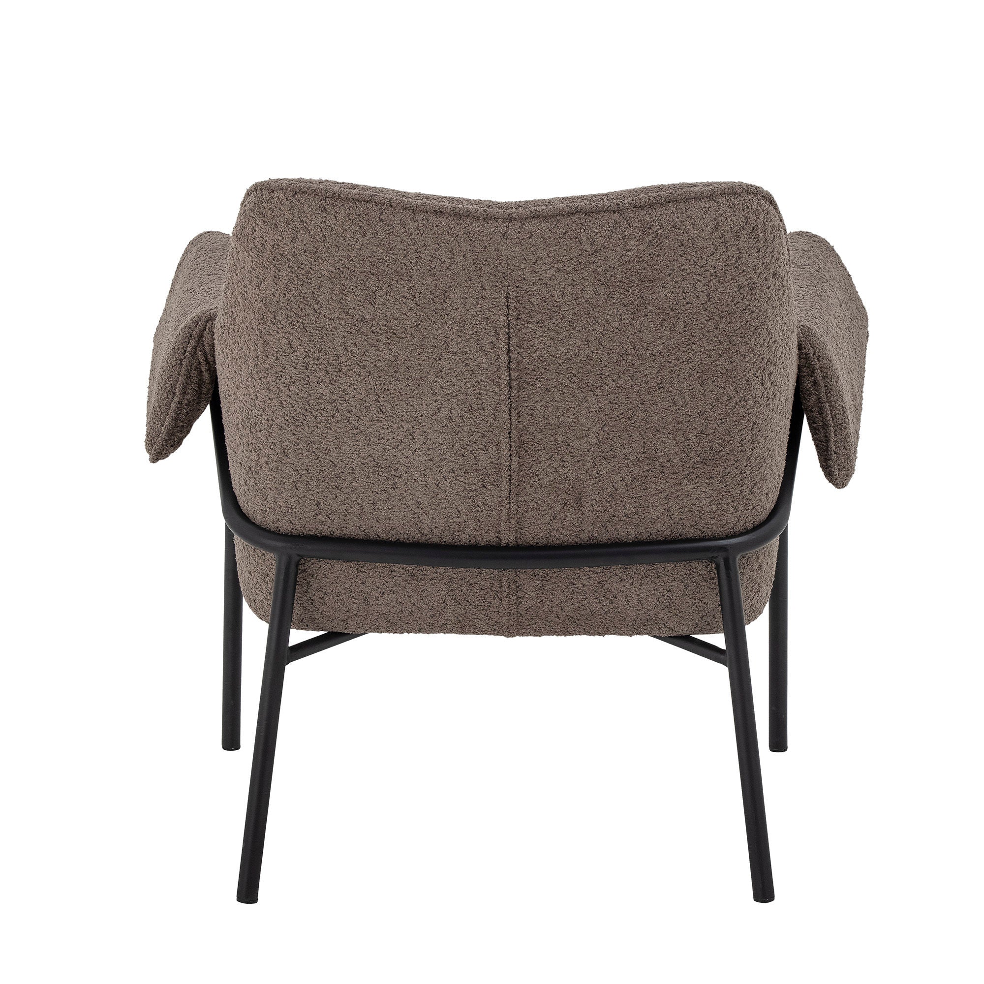 Bloomingville Silla Fendi, Marrón, Poliéster