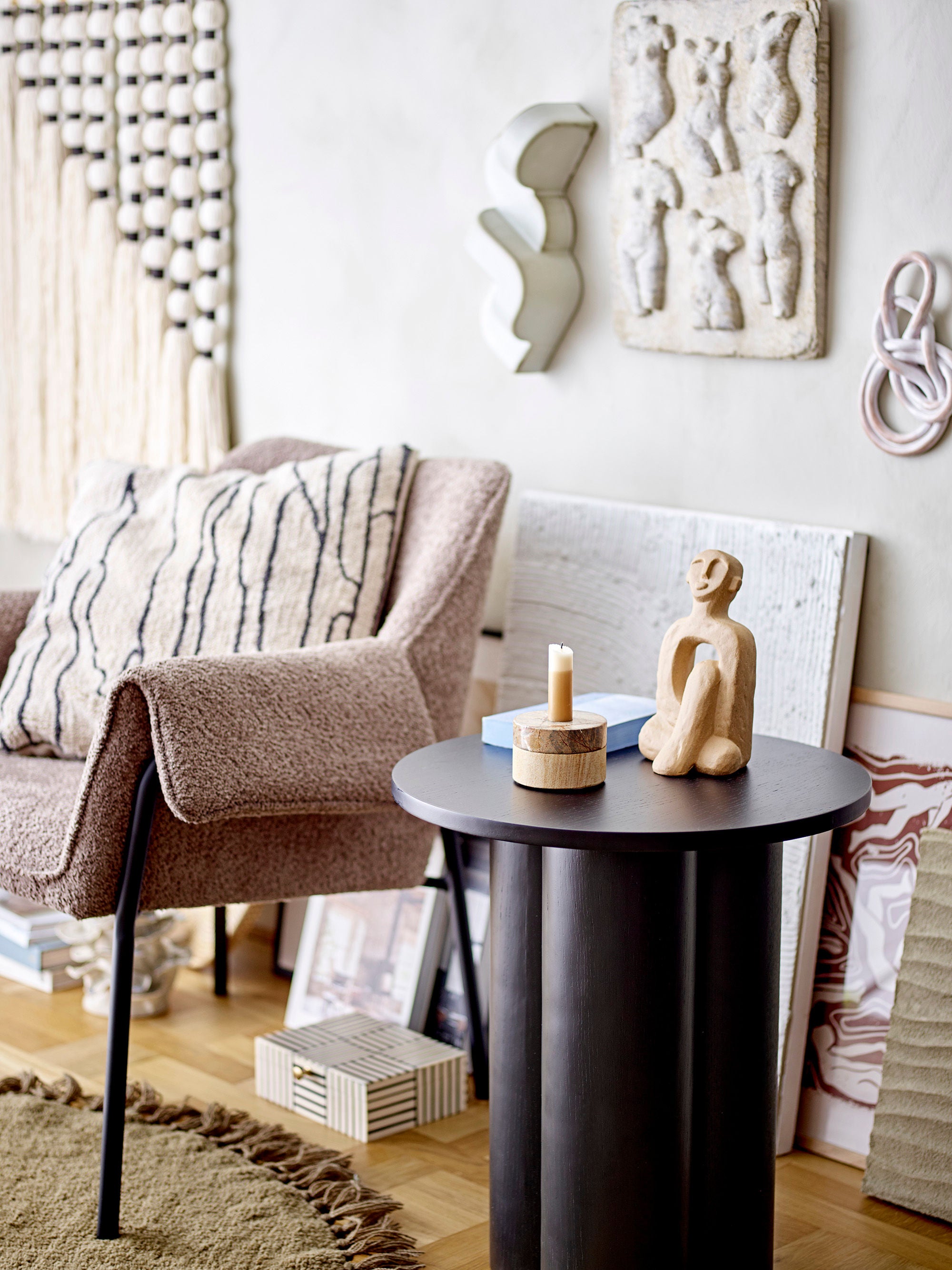 Blooming ville Aio Couch tisch, Schwarz, MDF