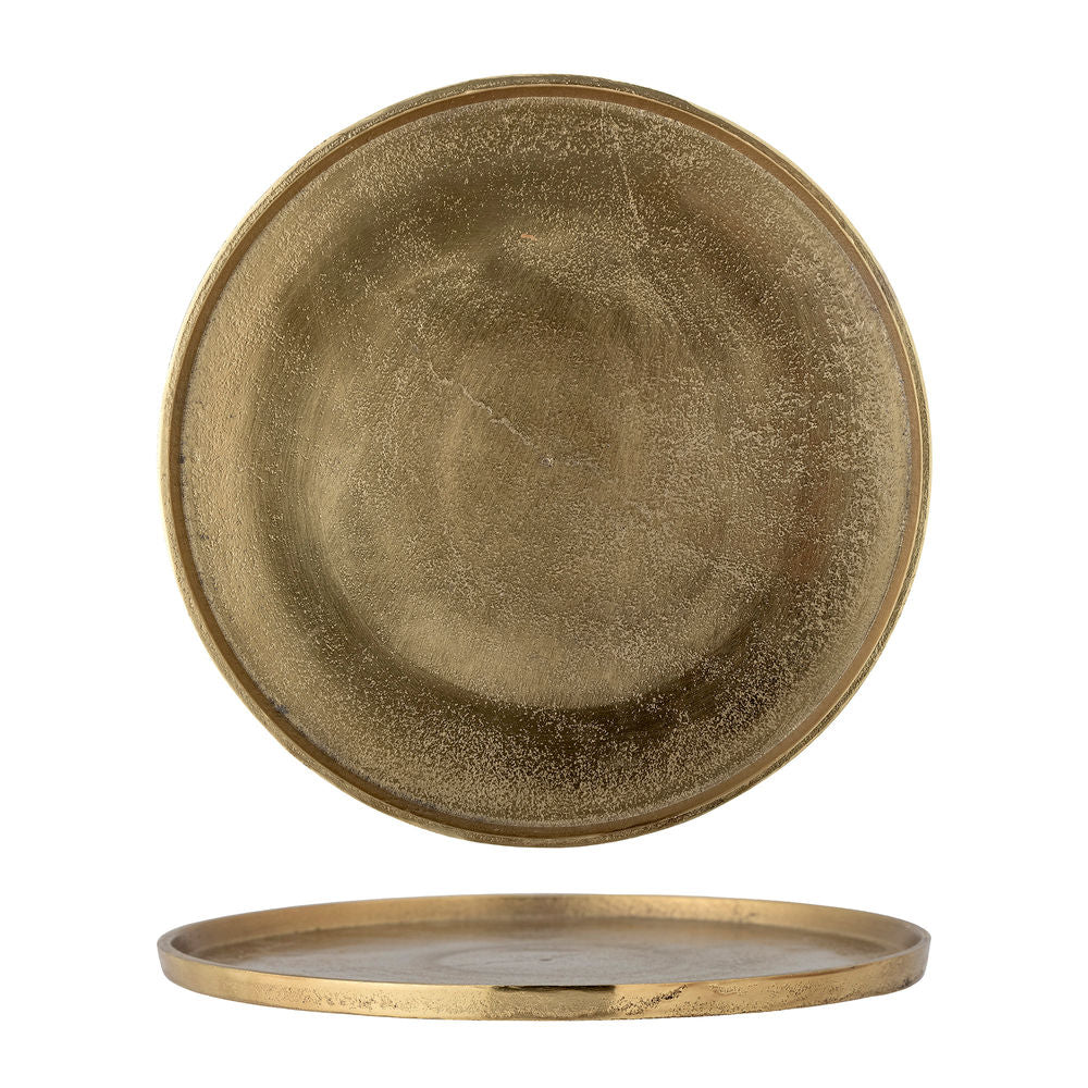 Bloomingville, plateau Laurette, laiton, aluminium