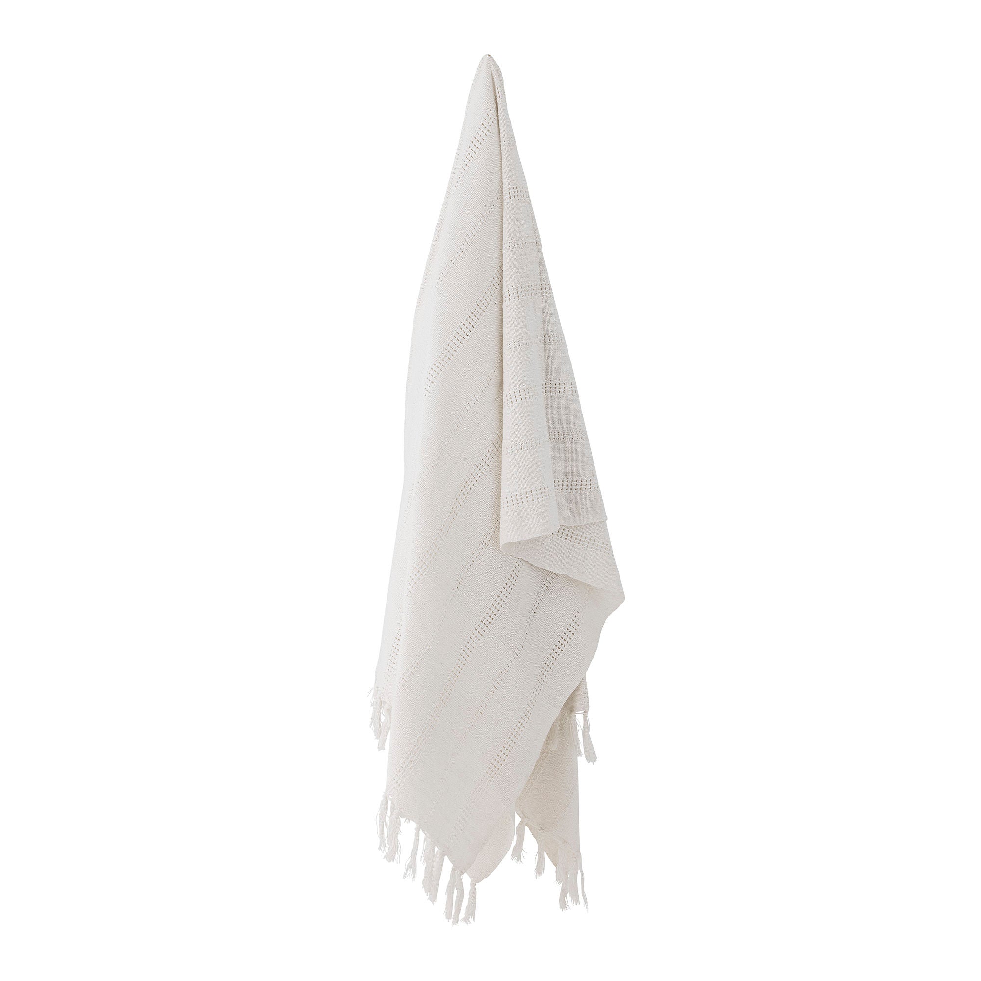 Bloomingville Niccoline Plaid, Blanc, Coton