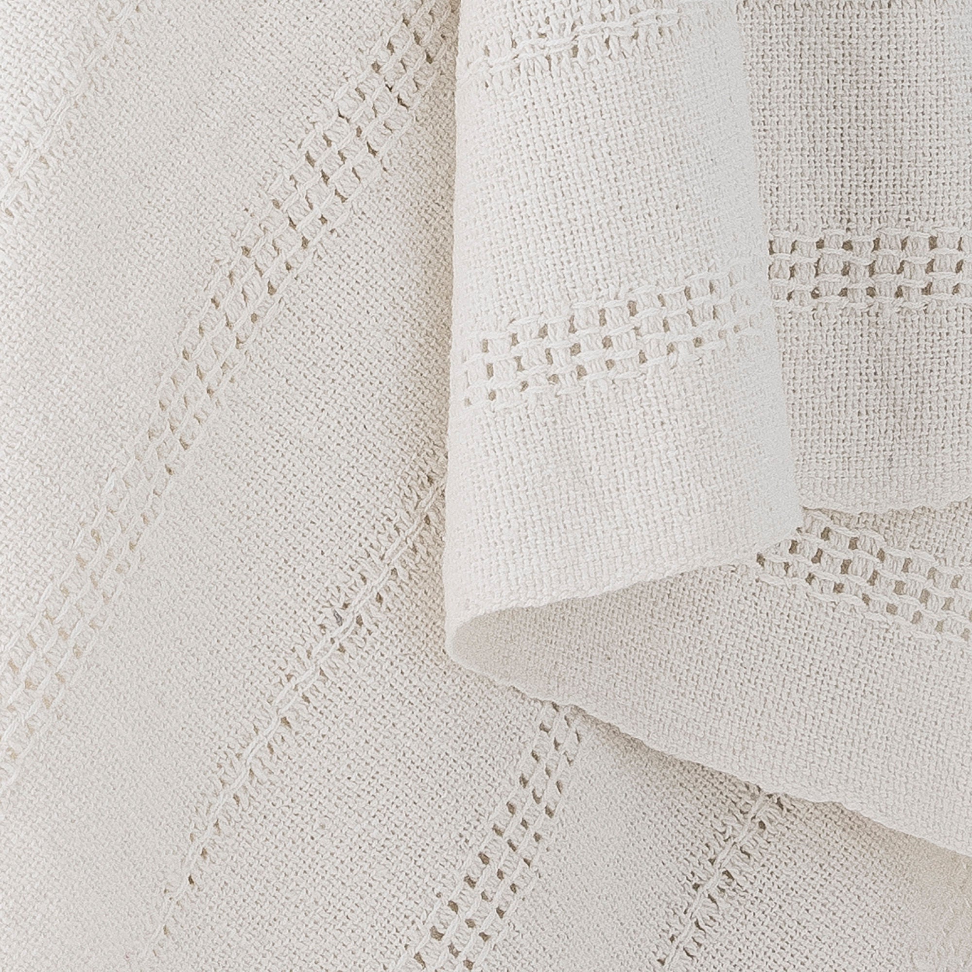 Bloomingville Niccoline Plaid, Blanc, Coton