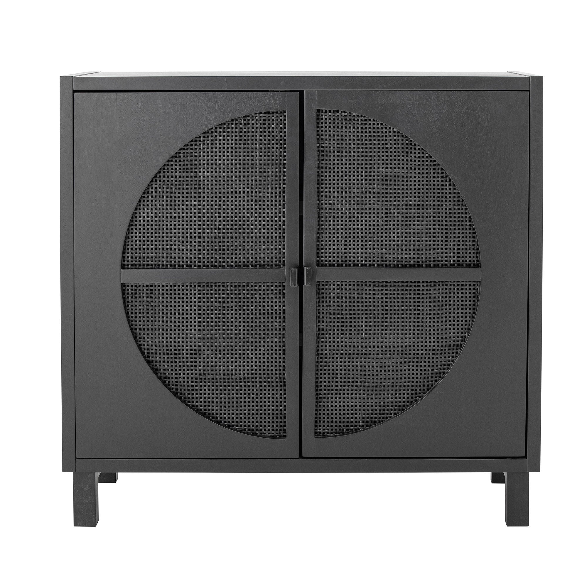 Bloomingville Armoire Trento, noir, bois Gmelina