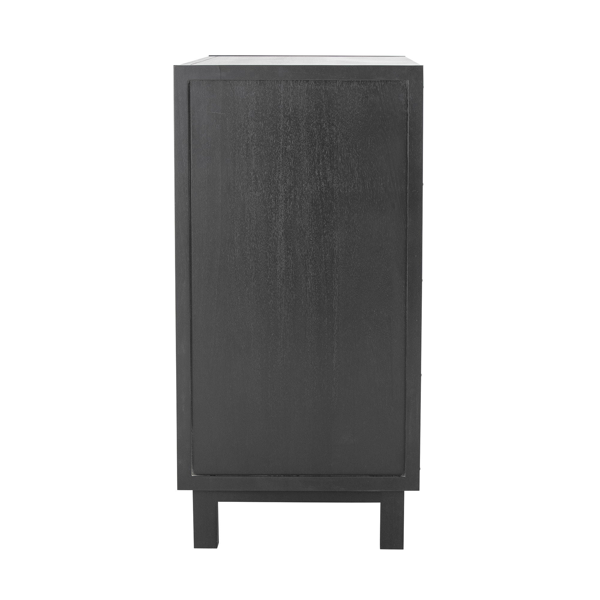 Bloomingville Armoire Trento, noir, bois Gmelina