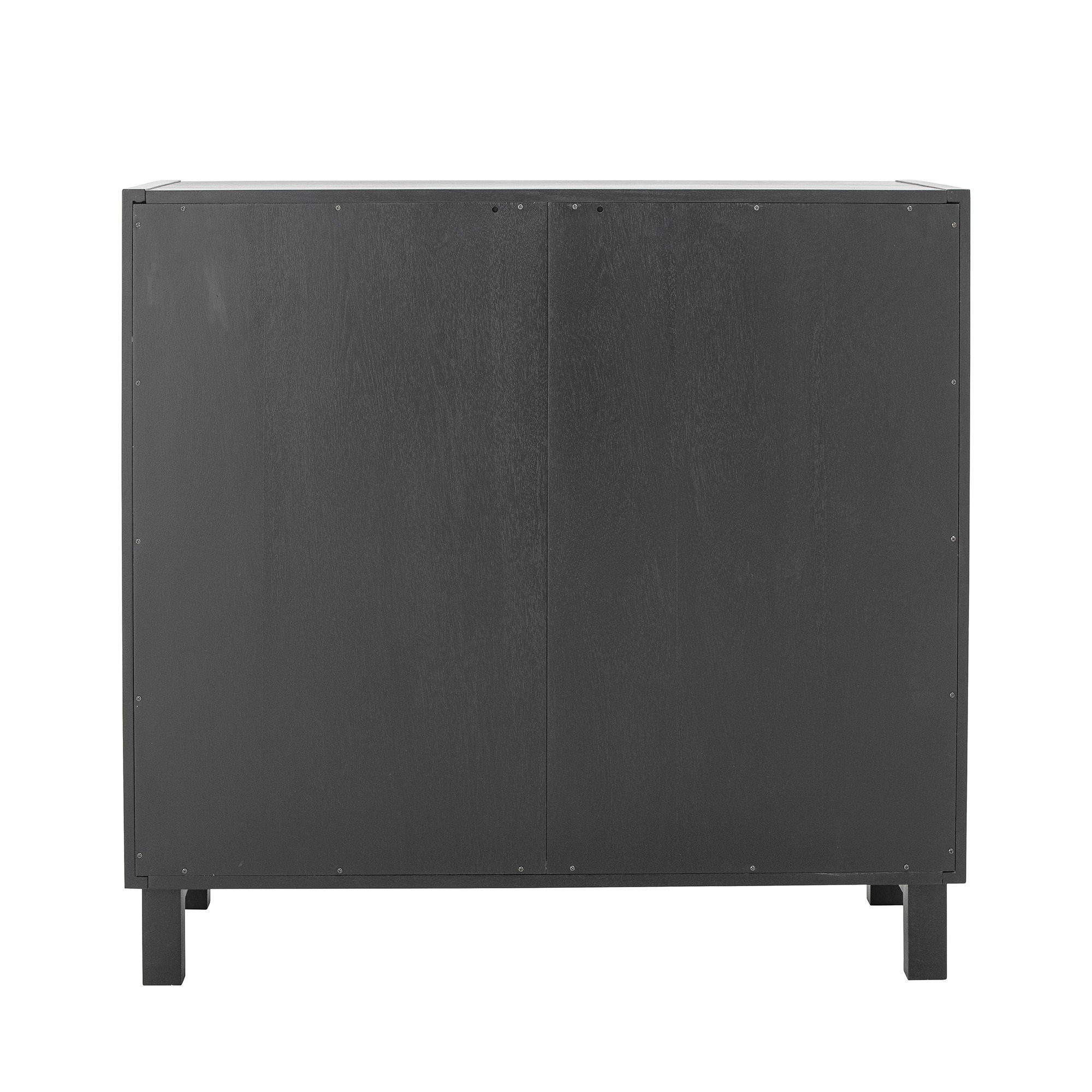 Bloomingville Armoire Trento, noir, bois Gmelina
