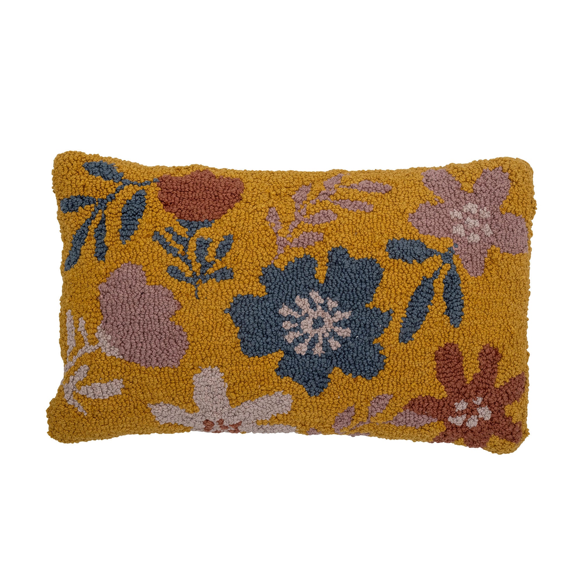Bloomingville MINI Fille almohada, amarillo, algodón