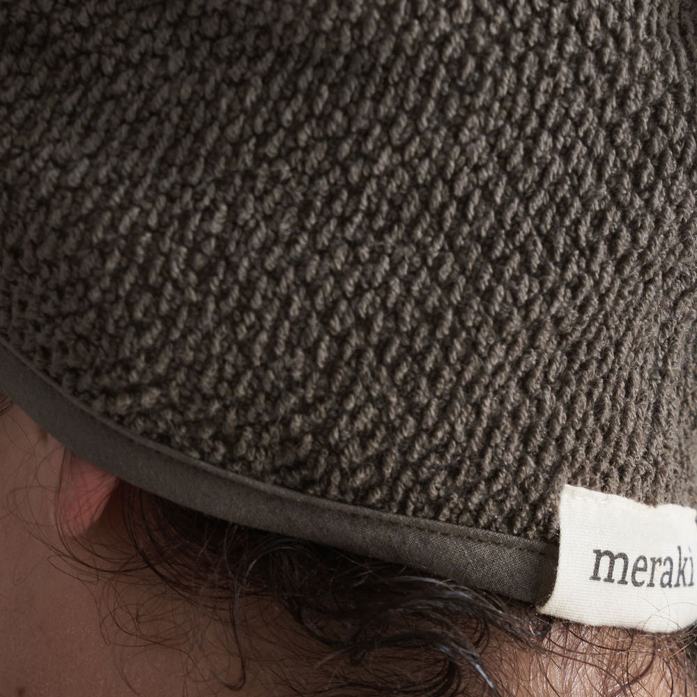 Meraki Haar Handtuch, Solid, Armee