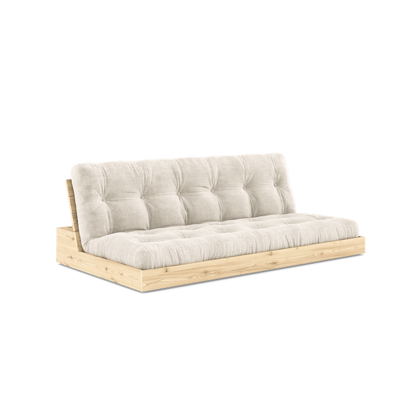 Design BASE KLARE LACKIERT W. 5-SCHICHT GEMISCHTE MATRATZE IVORY