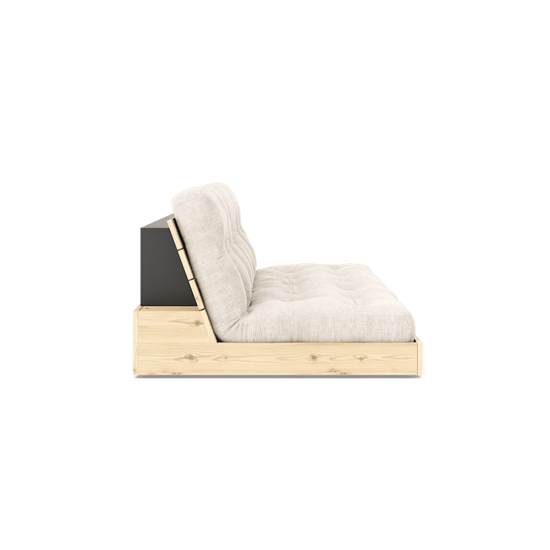 Design BASE KLARE LACKIERT W. 5-SCHICHT GEMISCHTE MATRATZE IVORY