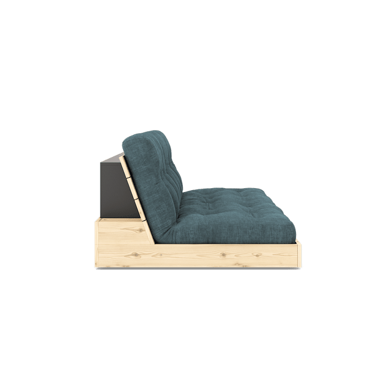 Karup Design SOMMIER LAQUÉ CLAIR A. MATELAS MIXTE 5 COUCHES BLEU PÂLE