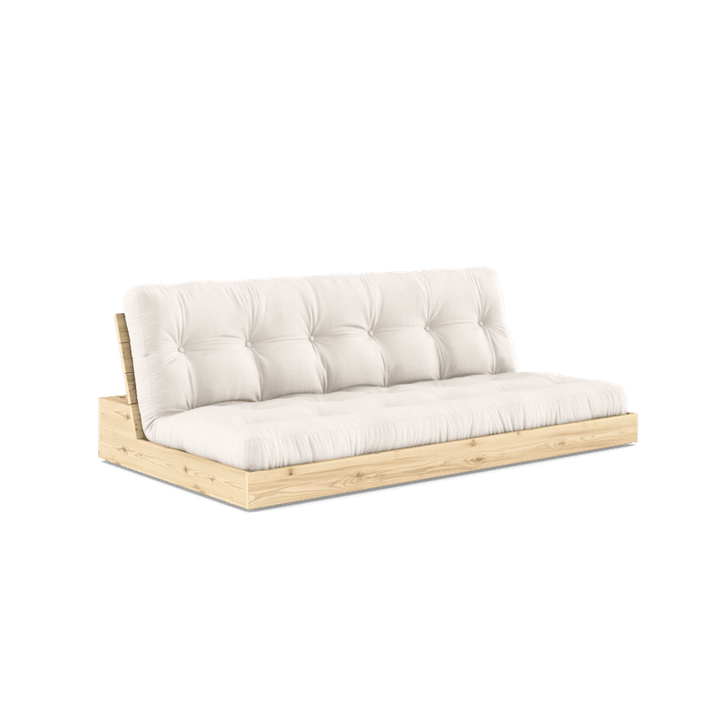 Karup Design SOMMIER LAQUÉ CLAIR AVEC MATELAS MIXTE 5 COUCHES NATUREL