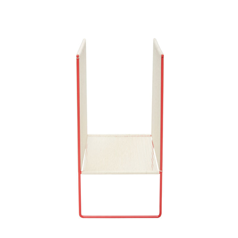 Hübsch Soporte para cargador de cuerda rojo/blanco