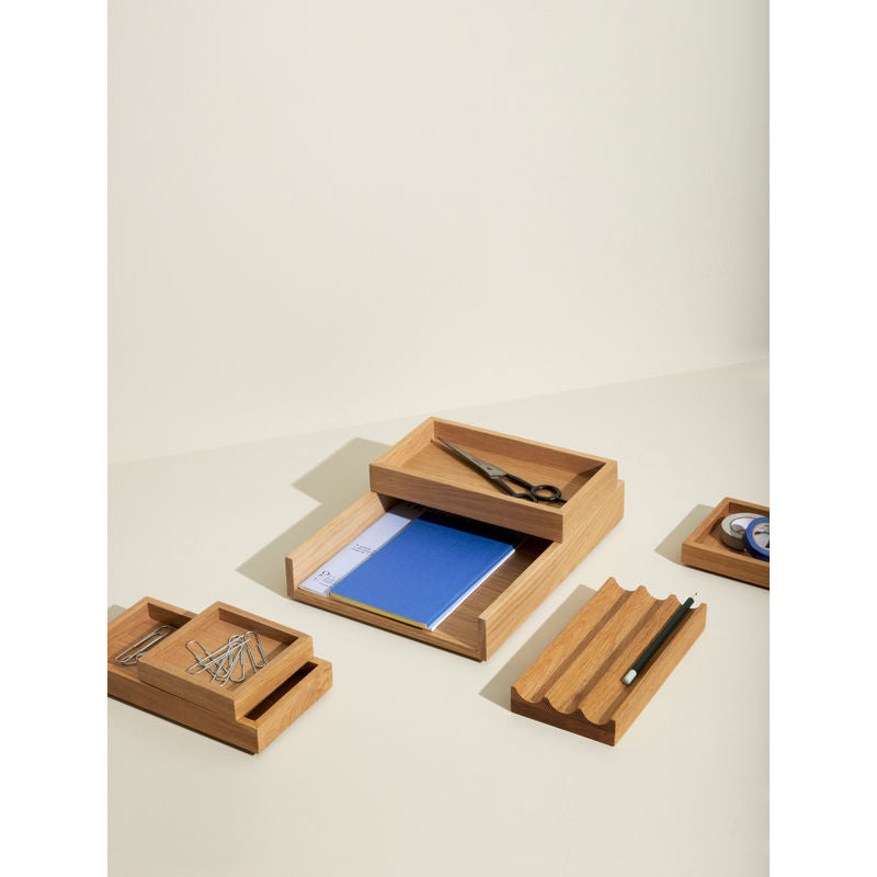 Organisateur de bureau Pretty Rail Naturel (set van 2)