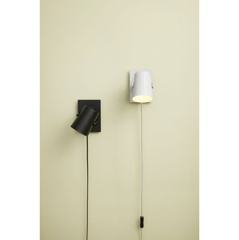 Hübsch Ardent Wand lampe Schwarz