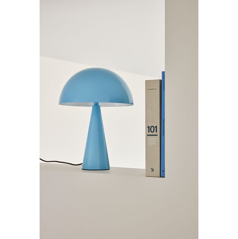 Hübsch Lampe de table Mush Mini Bleu clair