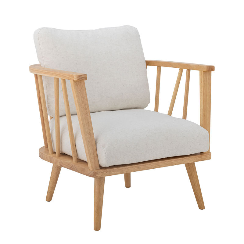 Fauteuil Millor de Creative Collection, Naturel, Bois