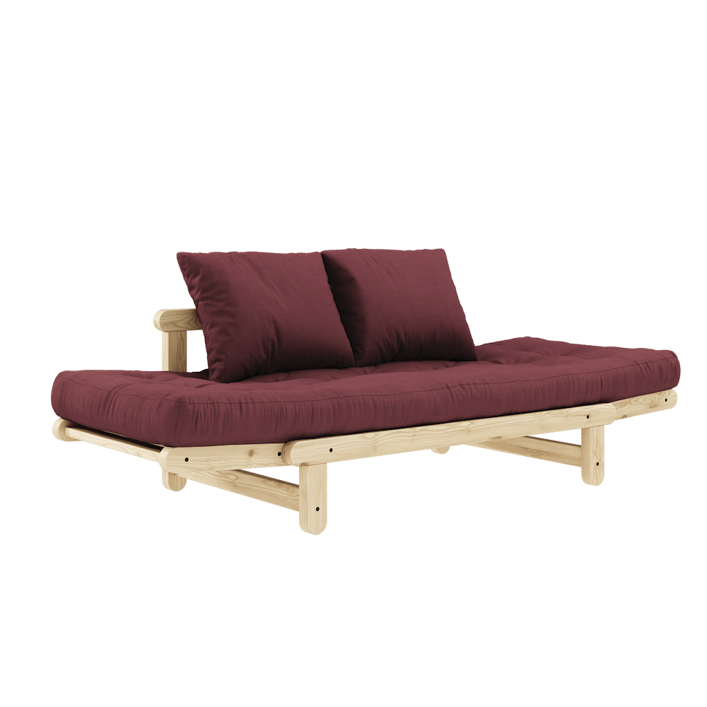 Karup design beat laqué clair W. Ensemble de matelas Beat Bordeaux