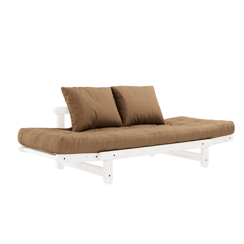 Karup Design BEAT BLANC LAQUÉ W. BEAT MATELAS SET MOCCA