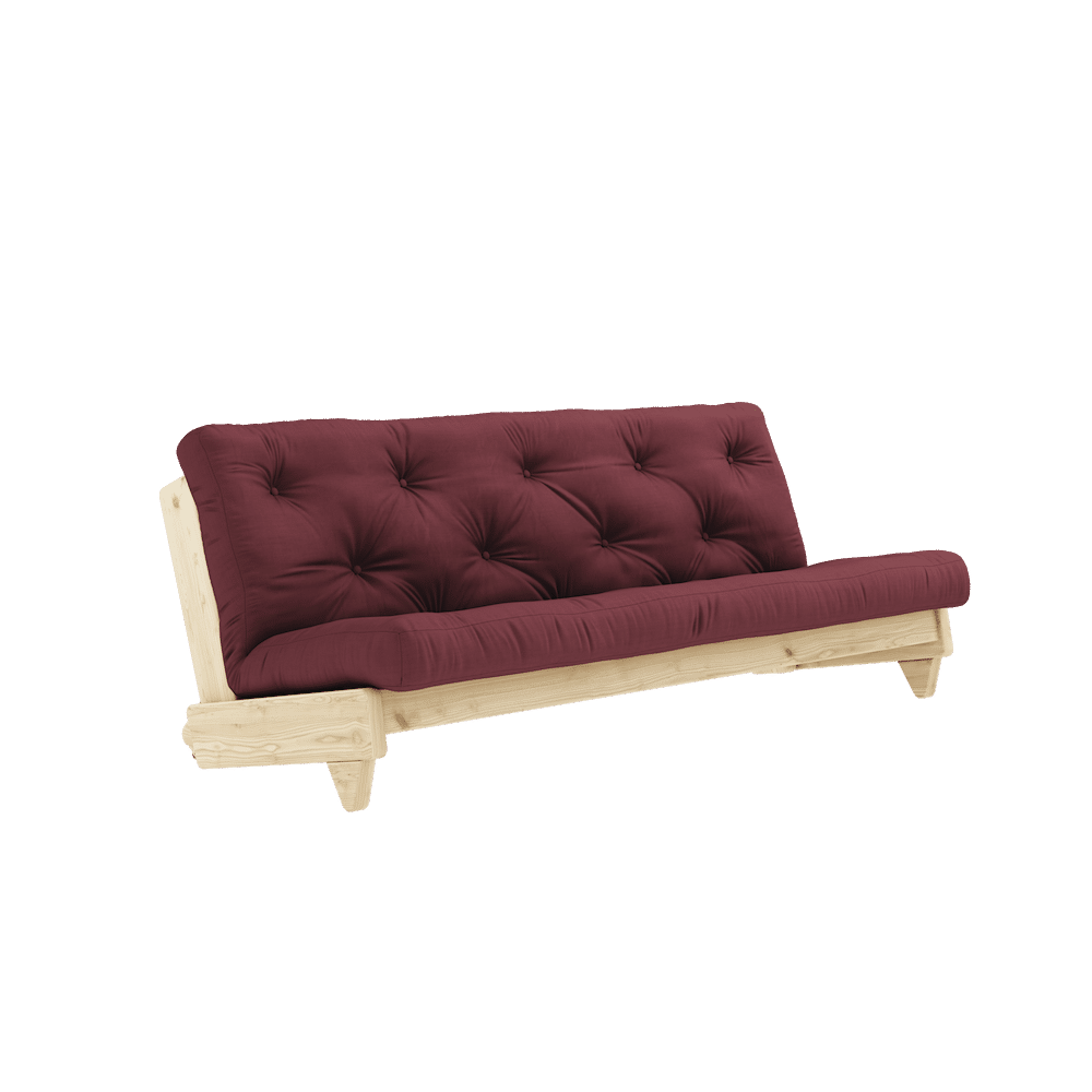 Karup Design FRAIS CLAIR LAQUÉ W. MATELAS BORDEAUX