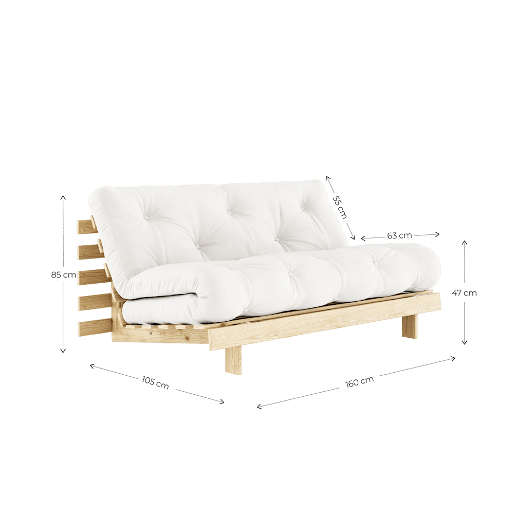 Karup Design RACINES 160X200 W. ROOTS MATELAS LIN