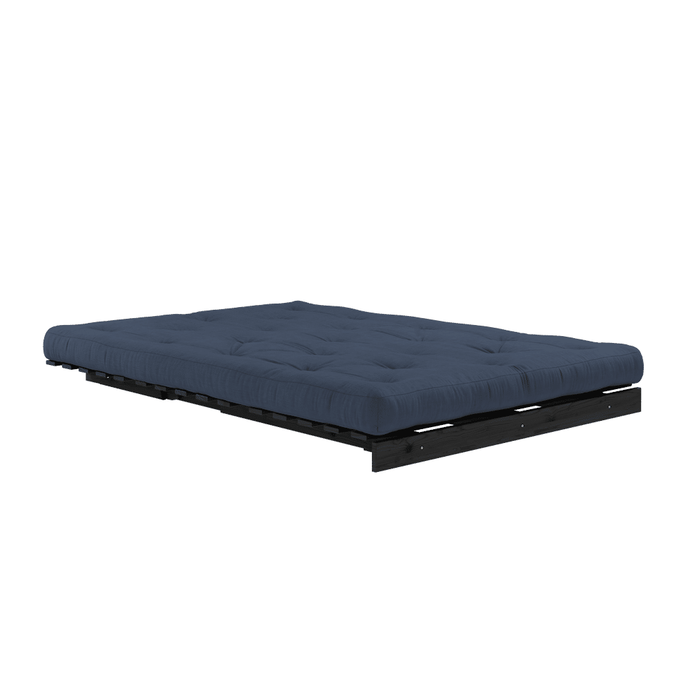 Design ROOTS NOIR LAQUÉ 140X200 W. ROOTS MATELAS MARINE