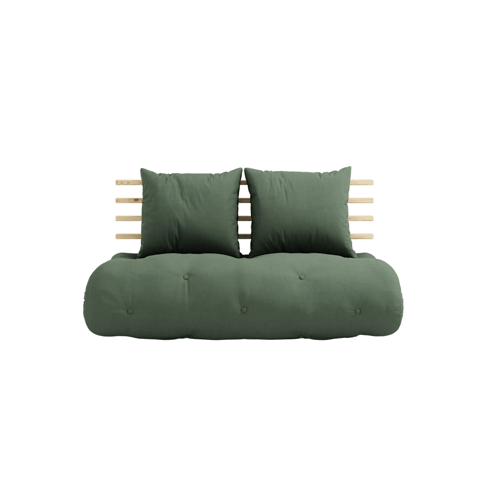 Karup Design SHIN SANO CLAIR LAQUE W. SHIN SANO JEU DE MATELAS VERT OLIVE