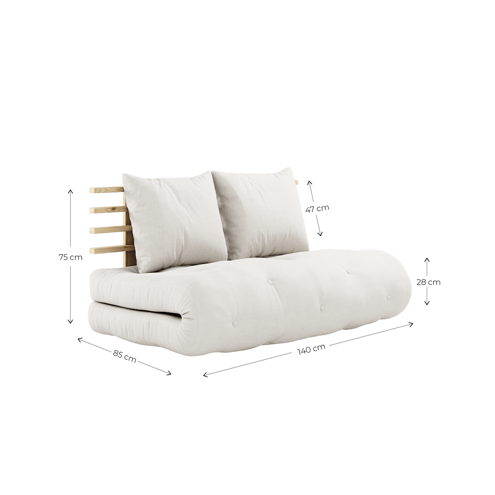 Karup Design SHIN SANO CLAIR LAQUE W. SHIN SANO JEU DE MATELAS VERT OLIVE